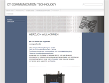 Tablet Screenshot of ct-gmbh.de